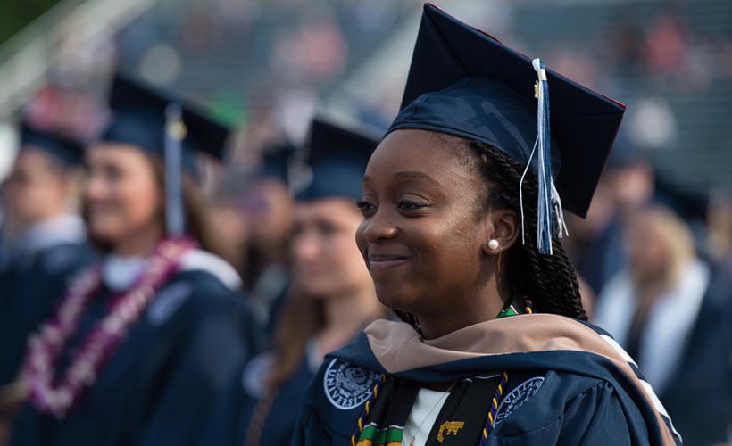Villanova School of Business (VSB) Student at Graduation