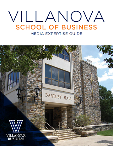 Front cover of the Villanova School of Business Faculty Expertise Guide